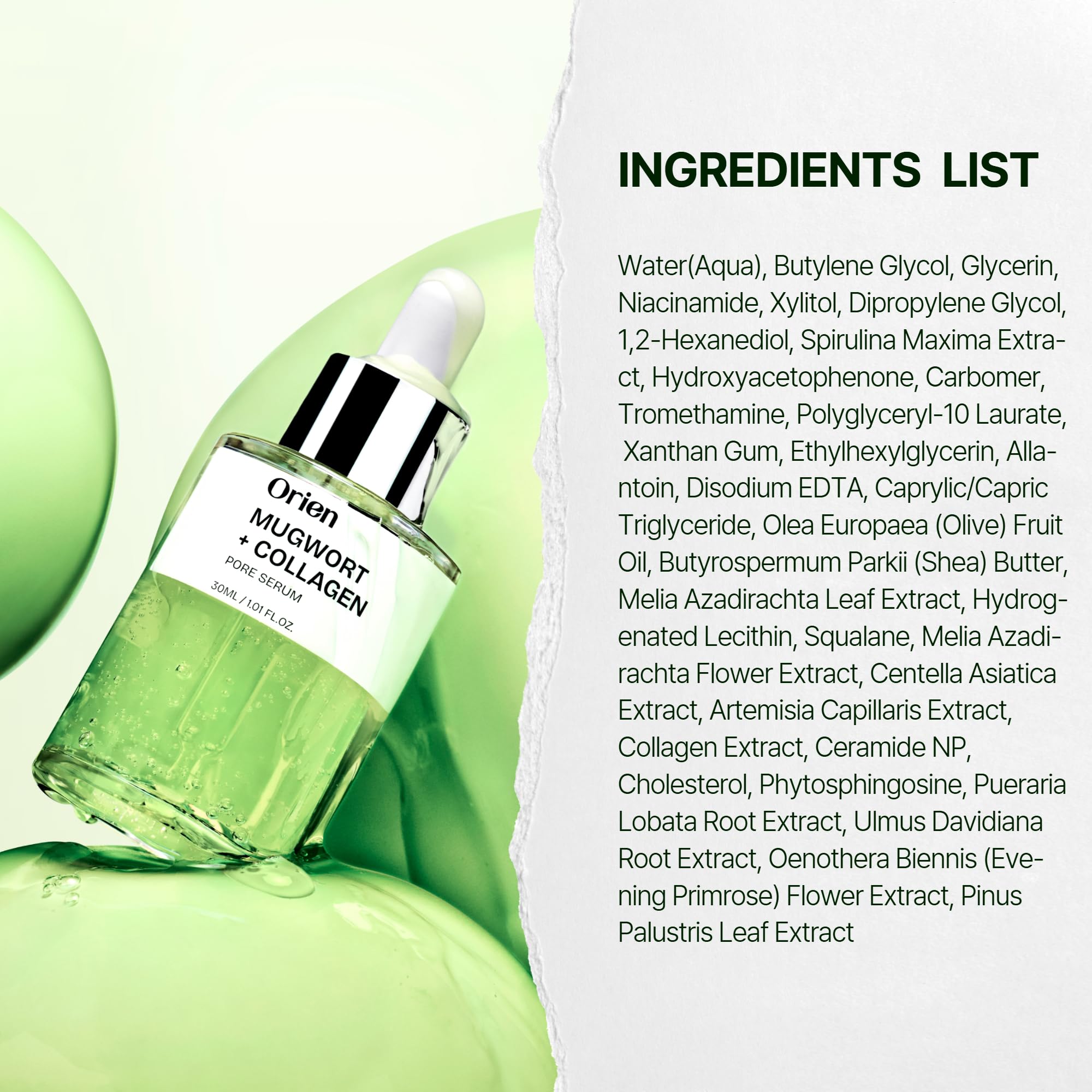Orien Mugwort Pore Serum convient peau acnéique