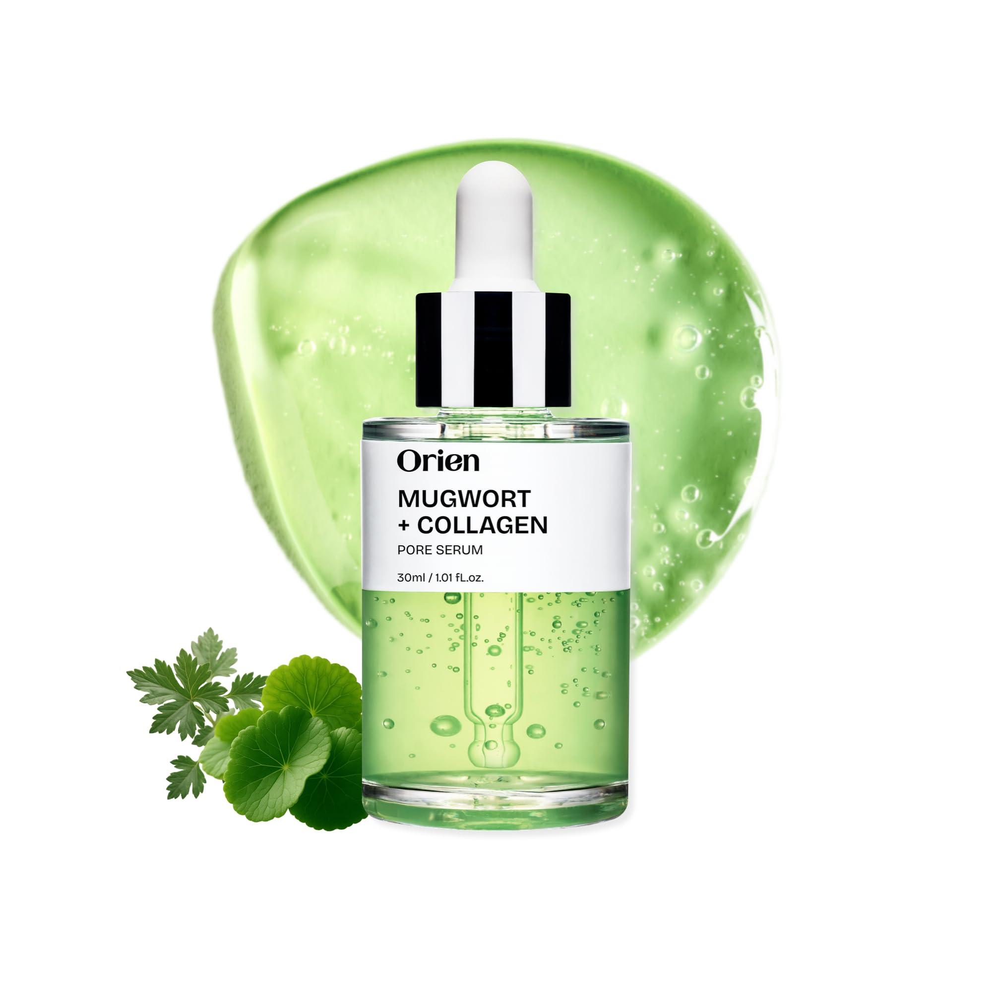 Orien Mugwort Pore Serum dans flacon, pores resserrés et éclat