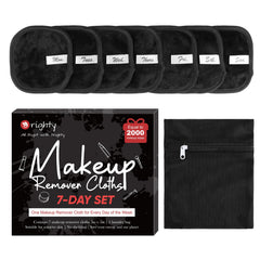 Orighty lingettes démaquillage ensemble 7 jours – douceur premium pour le visage.