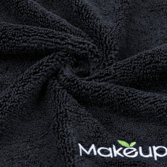Lingettes visage microfibre noires Orighty, douceur supérieure pour tous types de peau.