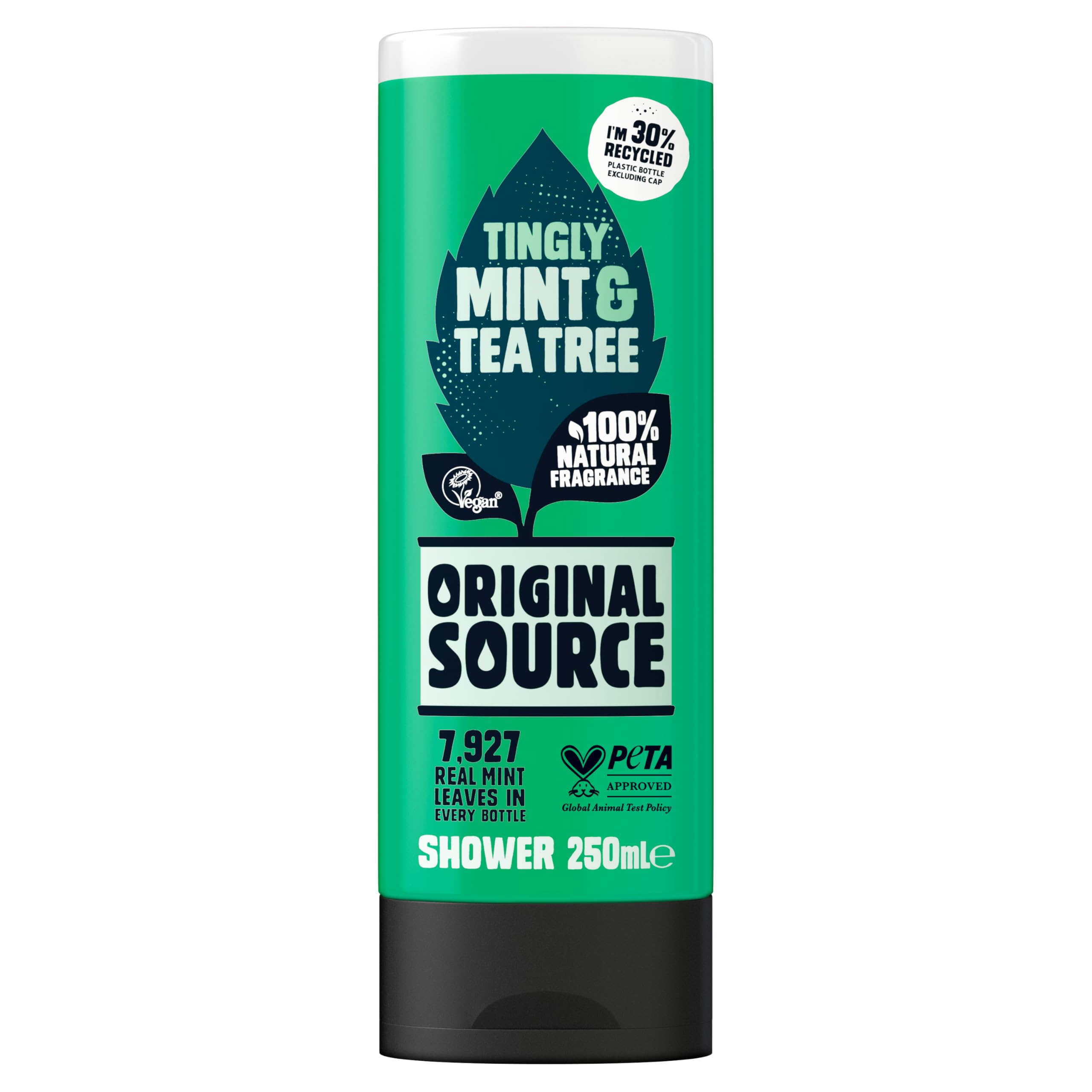 Original Source gel-douche 250 ml pack6 – format pratique pour usage quotidien.