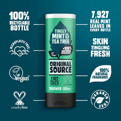 Original Source gel-douche texture riche – mousse légère prête à s'appliquer.