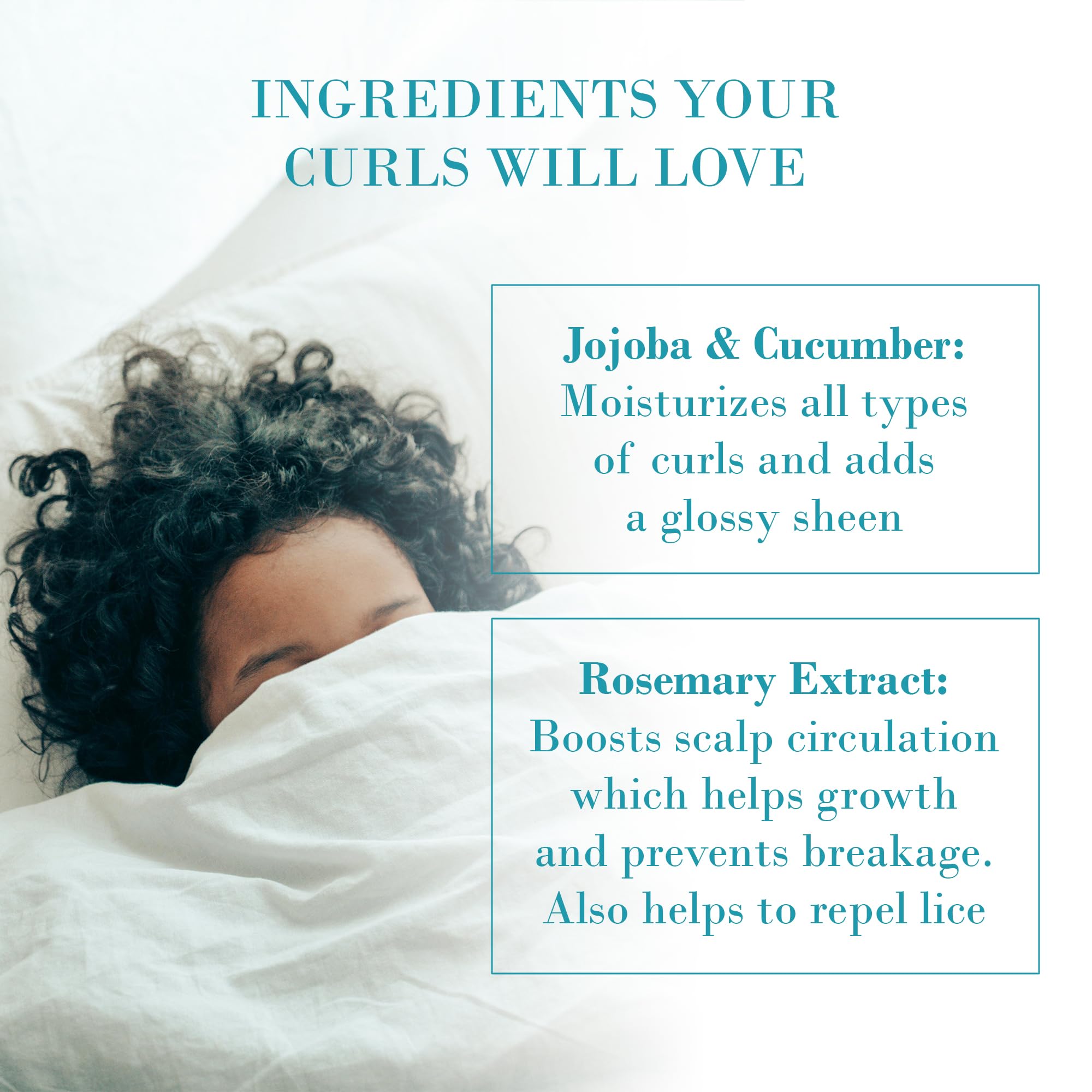 Convient à tous types de cheveux et textures avec Original Sprout Curl Calmer.