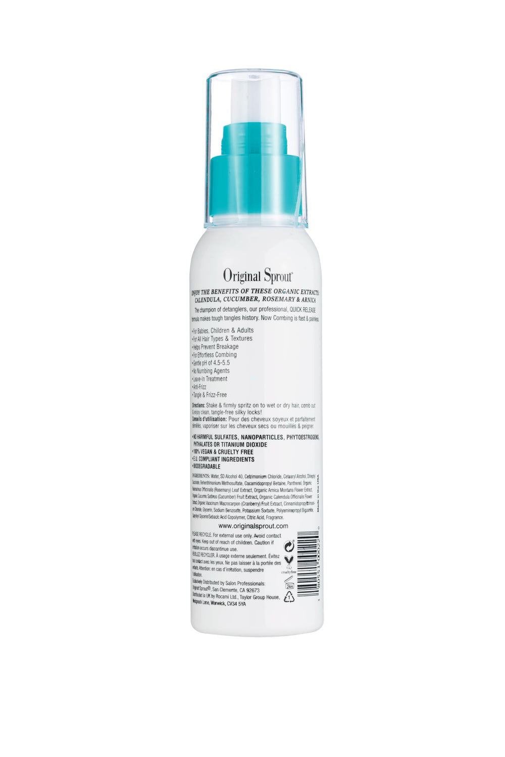 Original Sprout Miracle Detangler – convient à tous les types et textures de cheveux
