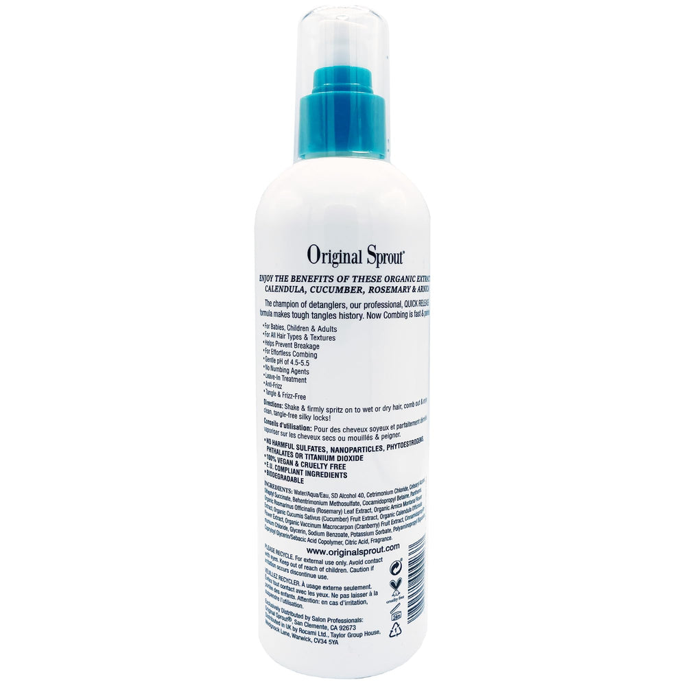 Original Sprout Miracle Detangler Spray — Fabrique aux Etats-Unis pour routine familiale.