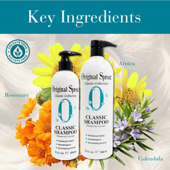 Original Sprout Shampoing Classique – botanicals arnica, apaise le cuir chevelu.