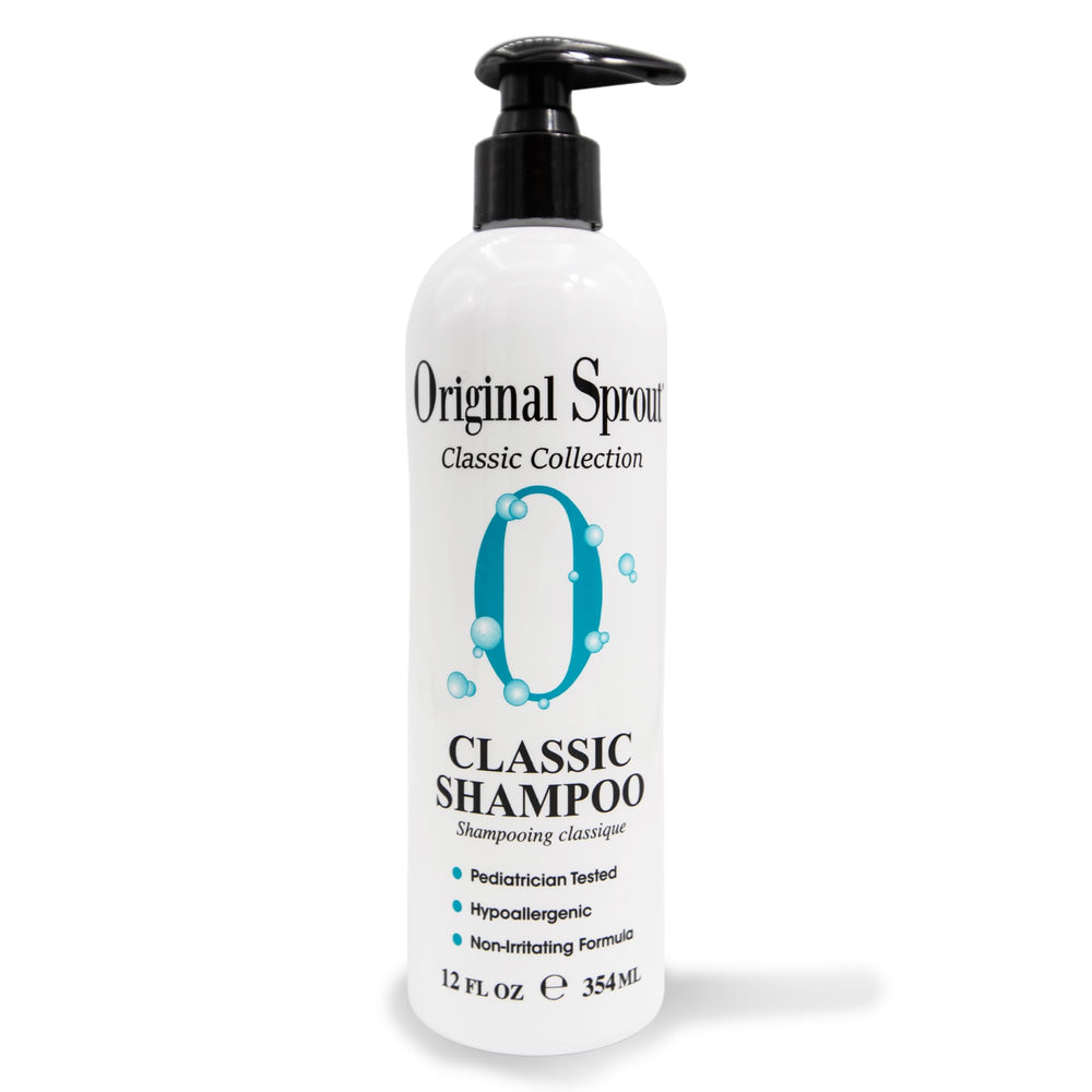 Original Sprout Shampoing Classique – bouteille 355 ml, nettoie en douceur tous types de cheveux.