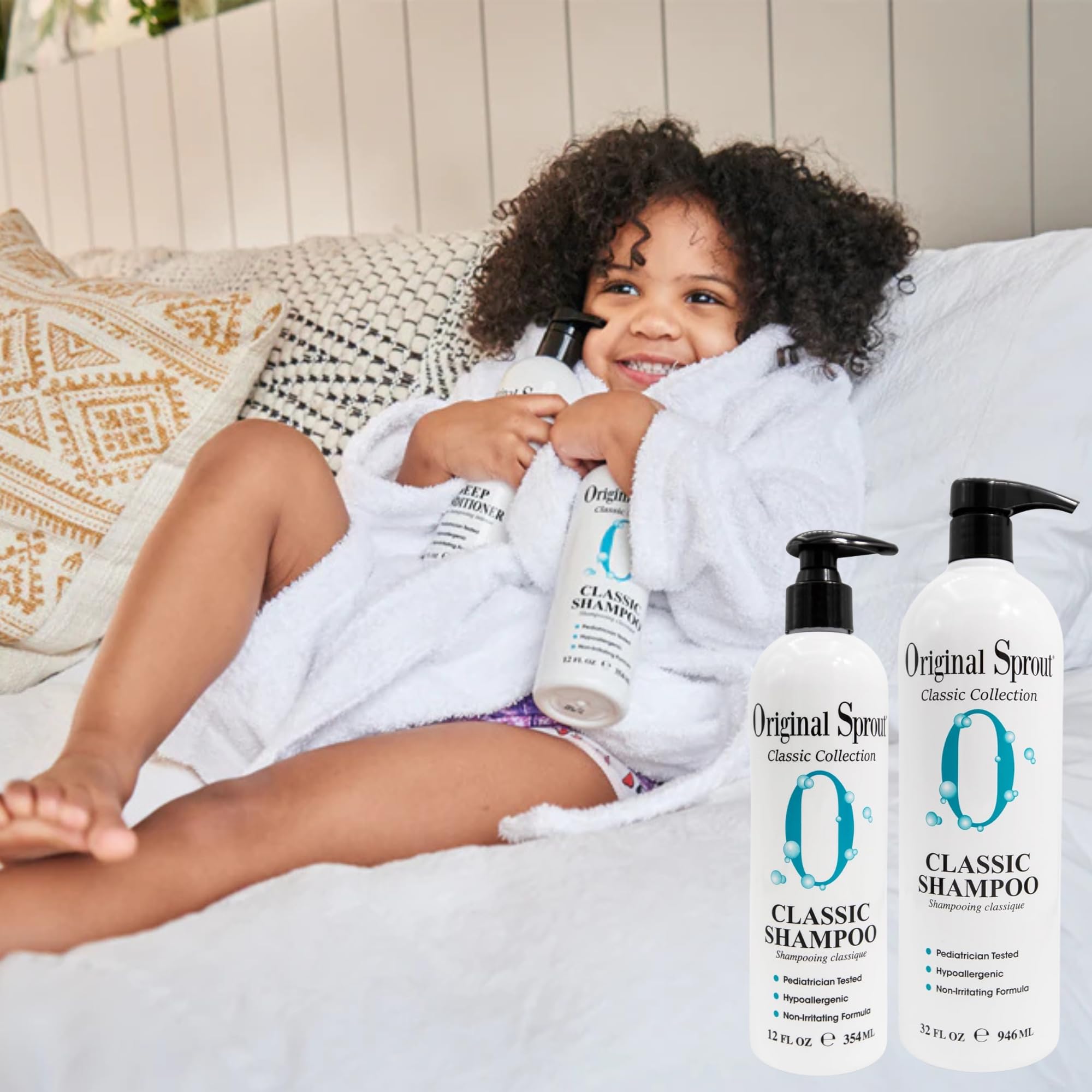 Original Sprout Shampoing Classique – vegan et cruelty-free, sans parabènes ni phtalates.