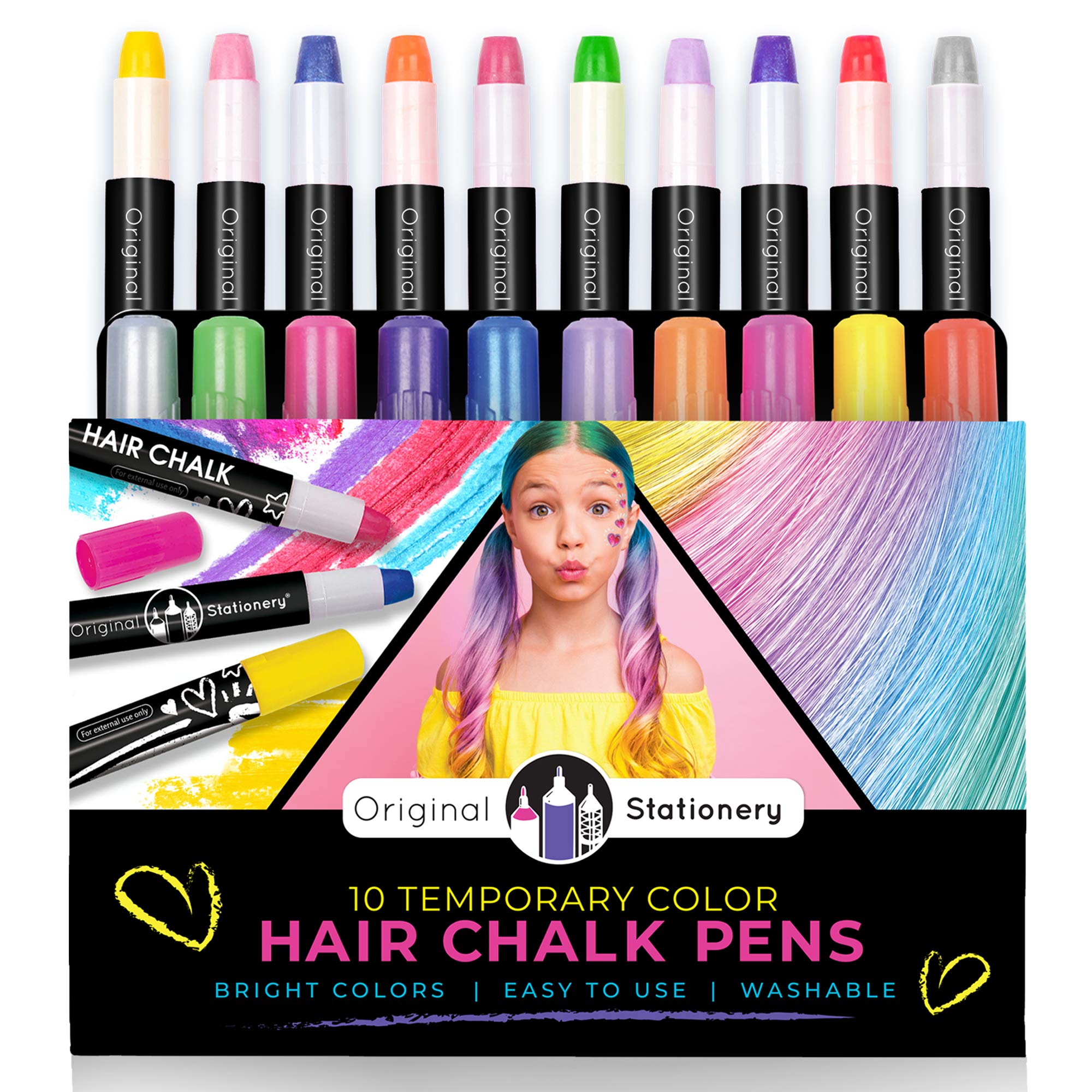 Original Stationery crayons-cheveux-metalises pour mèches brillantes et durables.