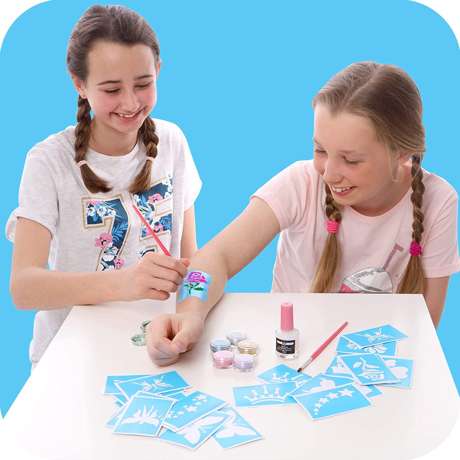 Nettoyage facile: retirer les paillettes avec savon et eau