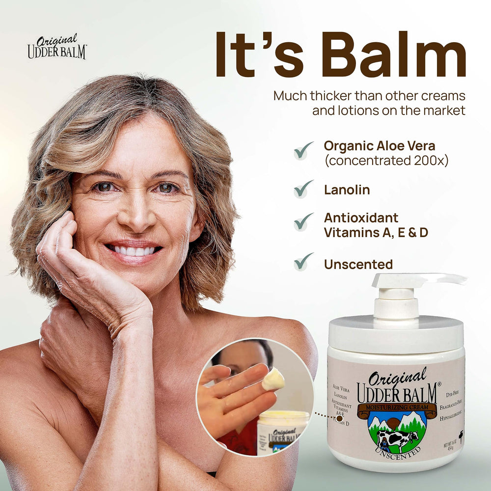 Original Udder Balm – fabriqué aux États-Unis, soin complet pour la peau.