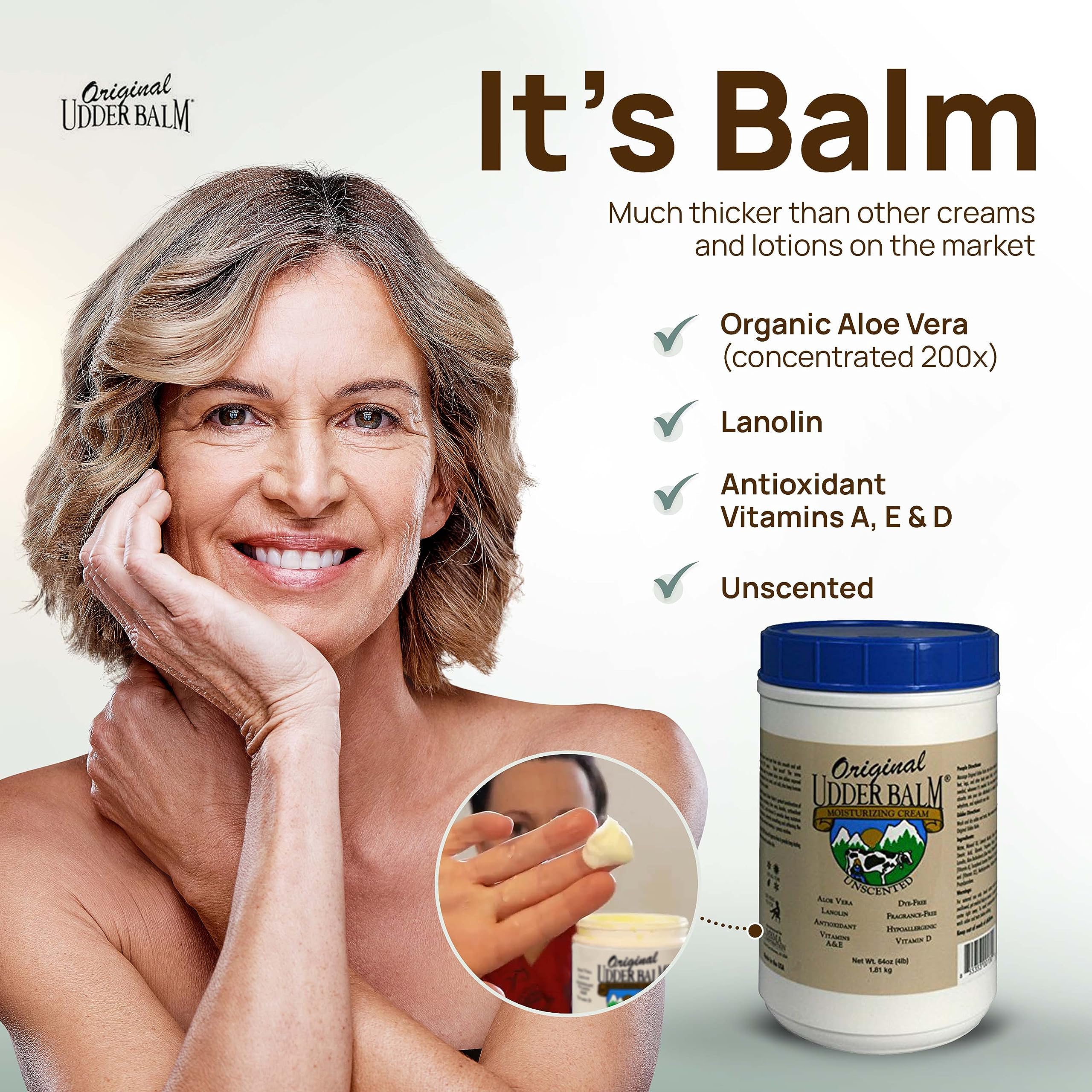 Original Udder Balm hypoallergénique aloe lanoline