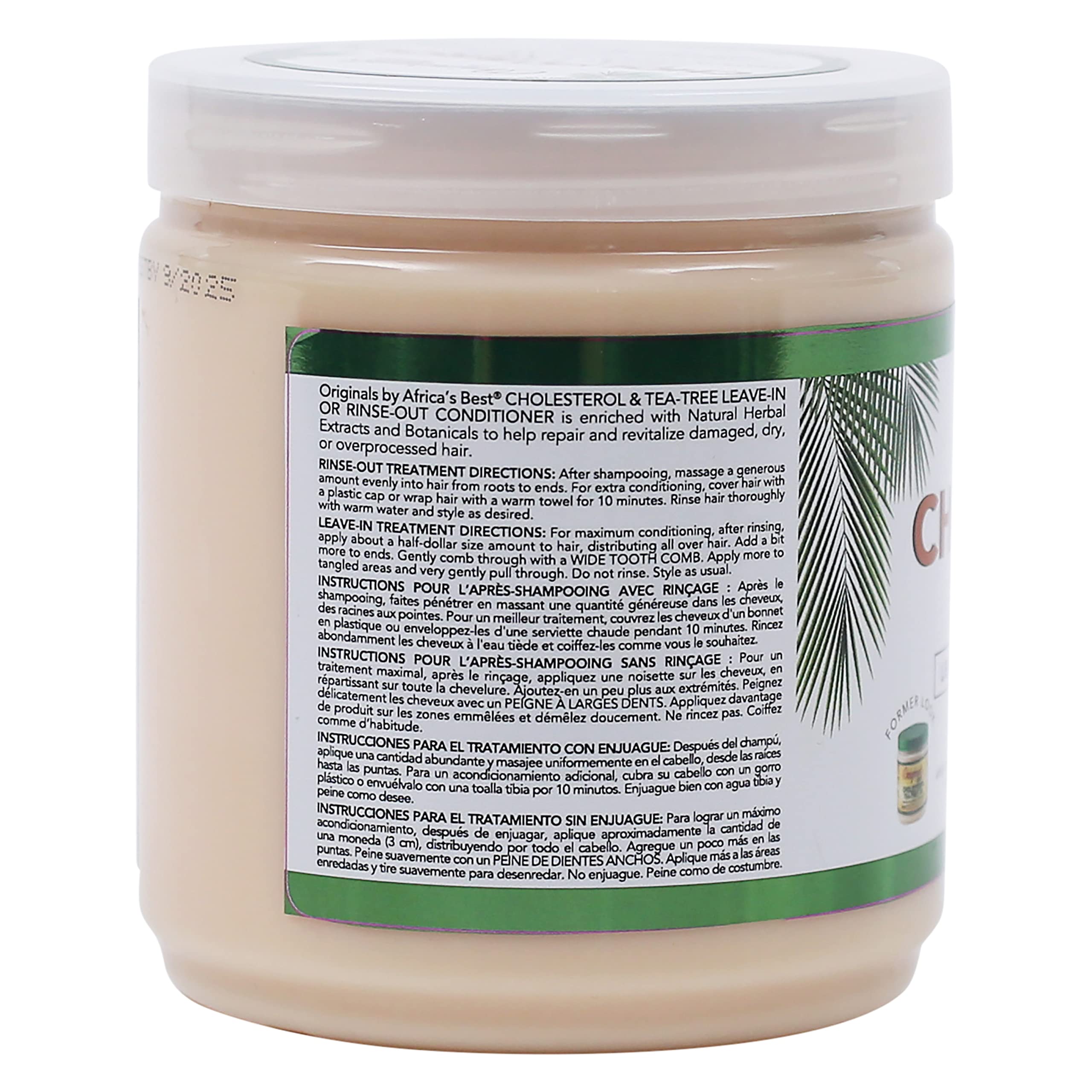 Emballage compact et pratique, idéal pour le rangement Originals by Africa's Best.