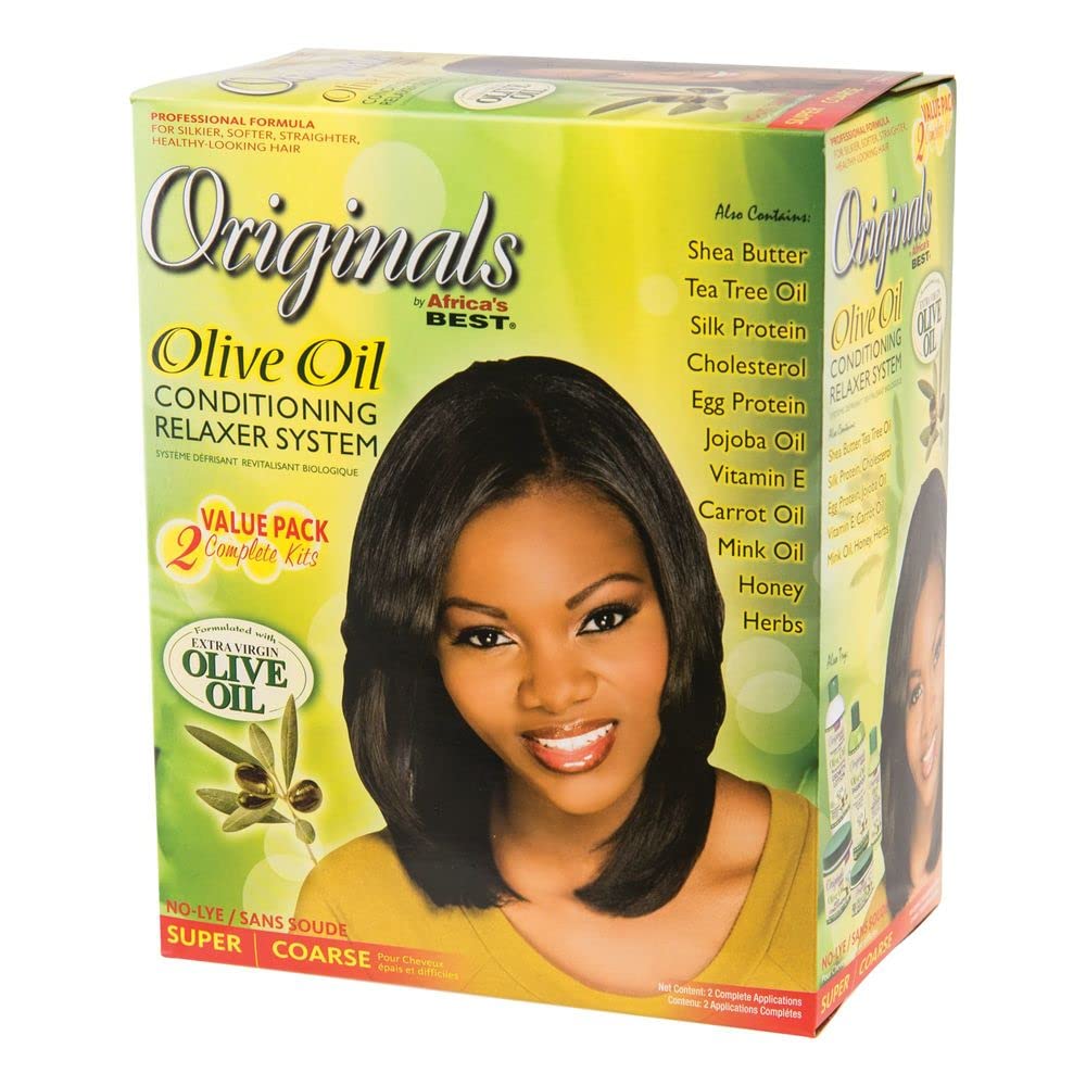 Originals by Africa's Best – emballage du système relaxant à l’huile d’olive.