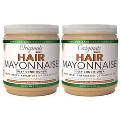 Originals by Africa's Best Soin mayonnaise capillaire, emballage double pots prêt à l'emploi