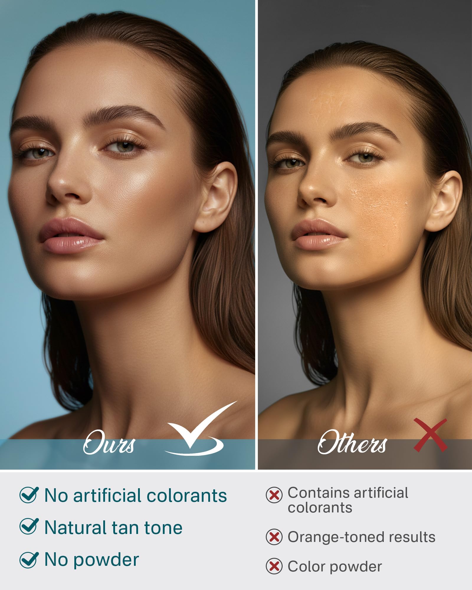 Originbuty gouttes visage bronzage couleur progressive : ajustez l’intensité.
