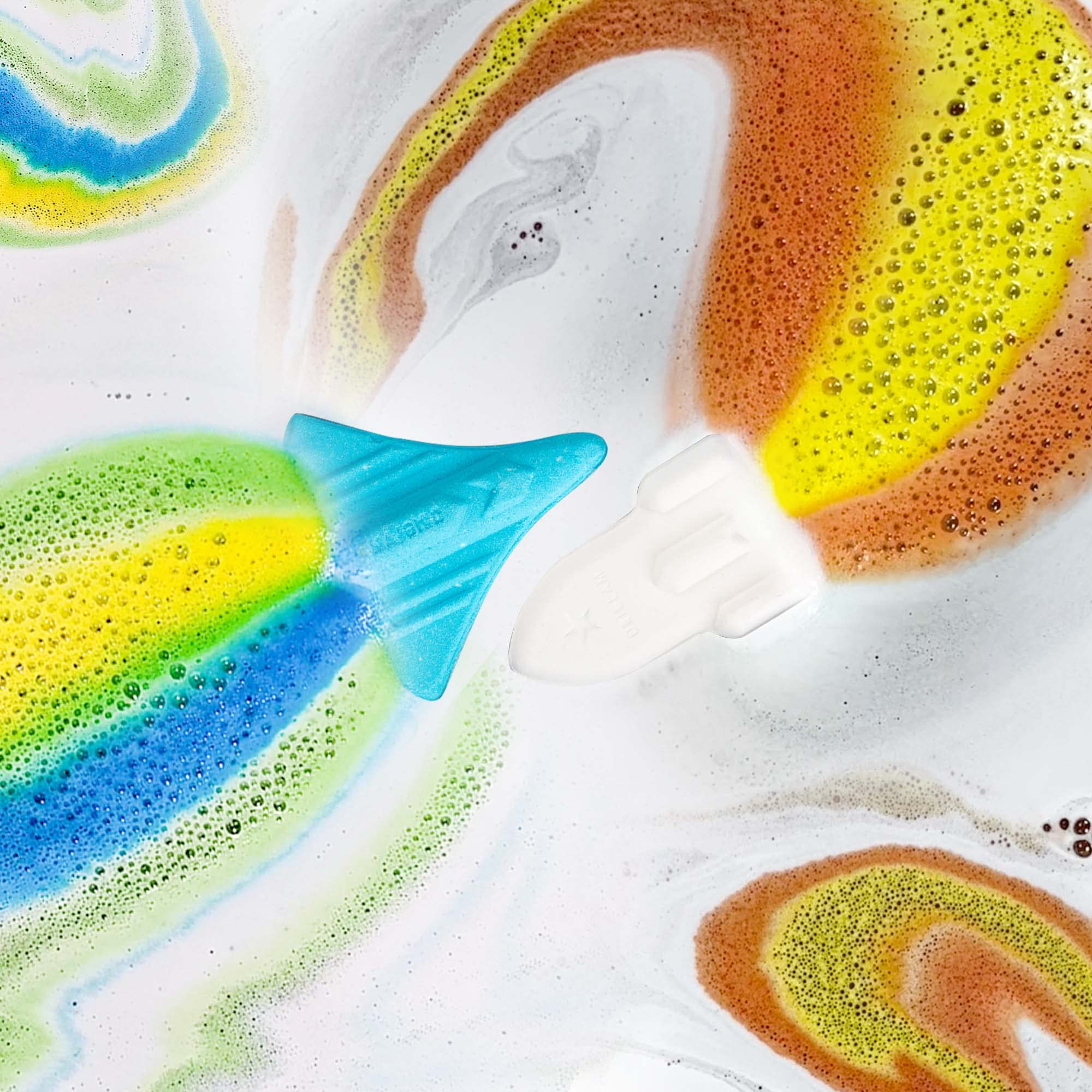 ORIGLAM bombe bain fusée : mouvement coloré et moment de détente pour enfants