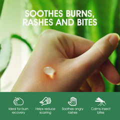 ORISO Gel Aloe application peau, embout pratique pour soin ciblé