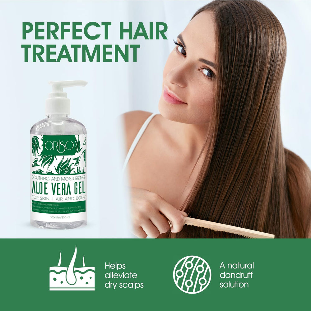 ORISO Gel Aloe texture gel lisse et hydratante