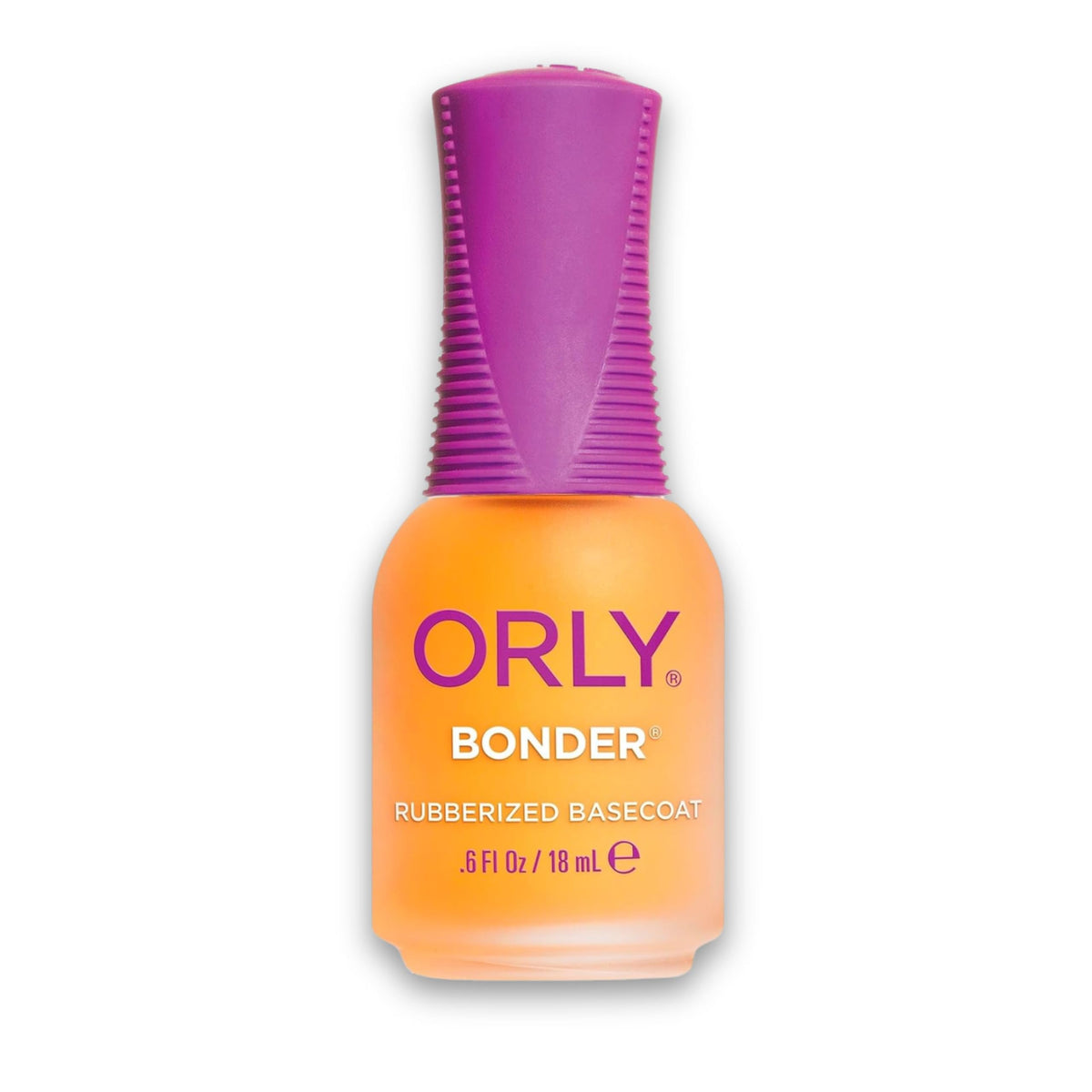 Orly Bonder Basecoat: bouteille montrant l'emballage et l'adhérence potentielle.