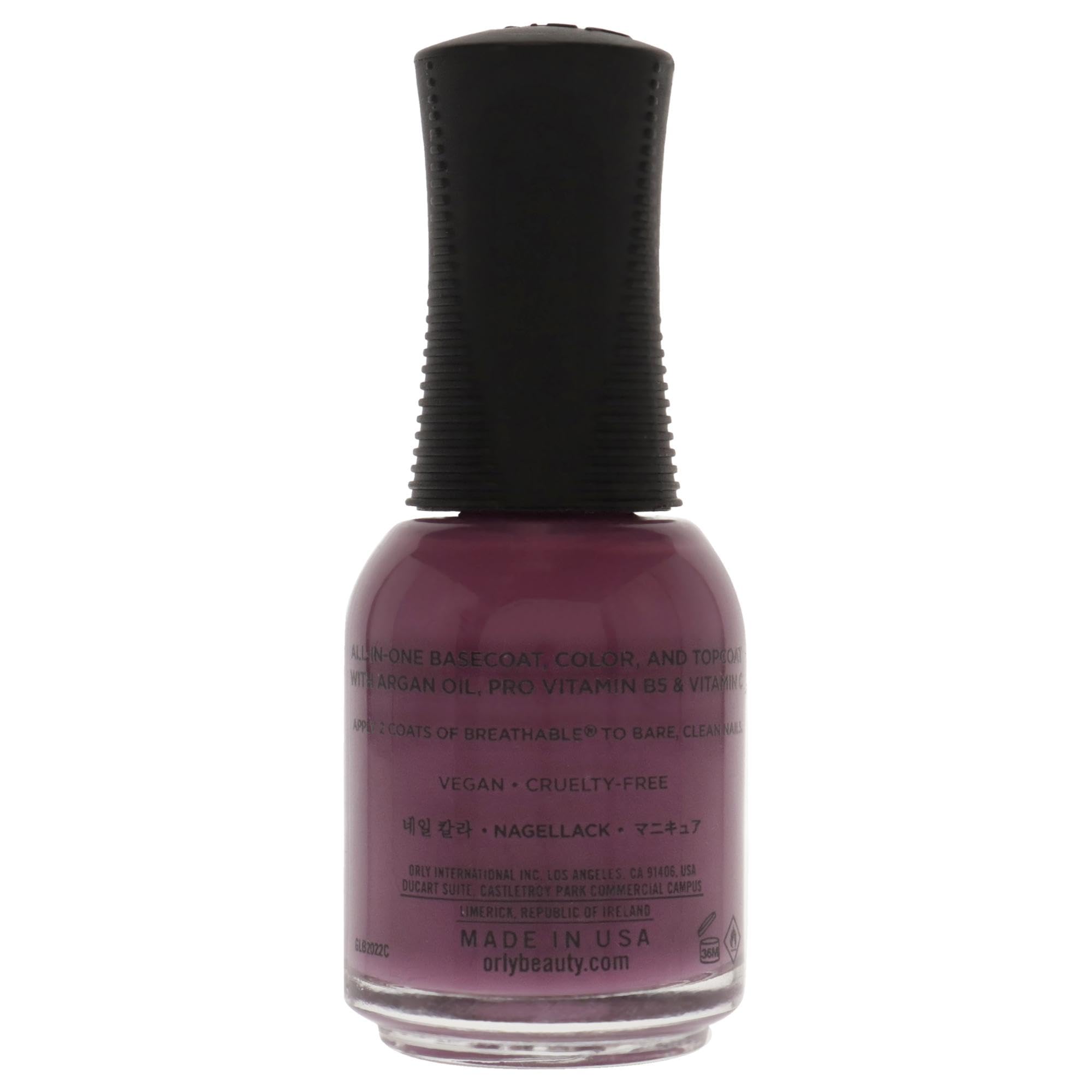 Pinceau intelligent assure une application parfaite du vernis respirant Orly.