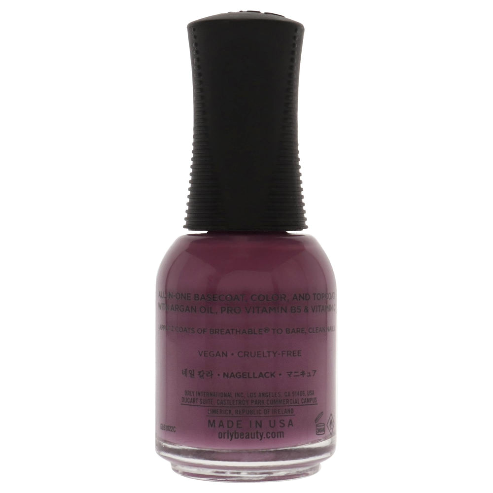 Pinceau intelligent assure une application parfaite du vernis respirant Orly.