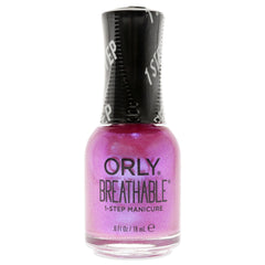 Orly Breathable – bouteille montrant la teinte Fleur Sauvage pour des ongles sains.