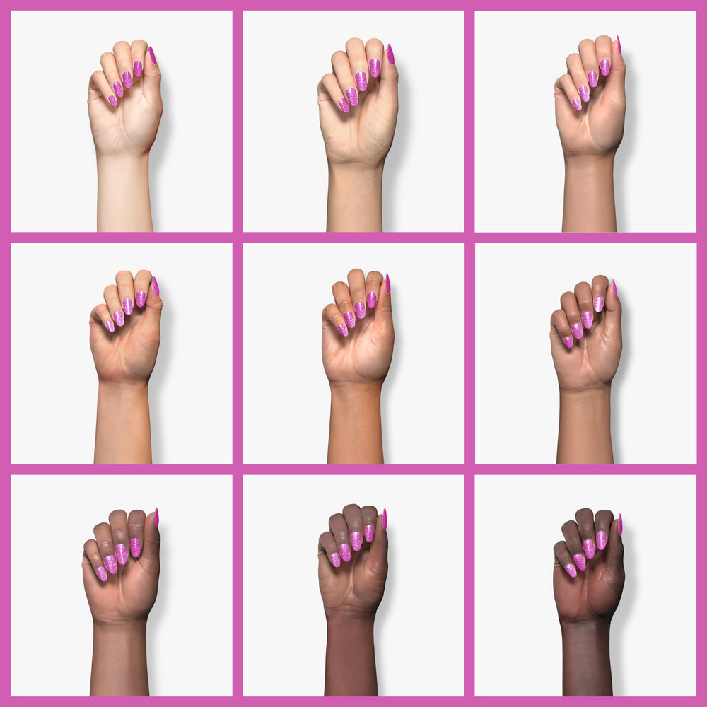 Orly Breathable – capuchon-grip breveté pour une ouverture facile et une prise en main douce.