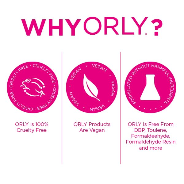 Orly Breathable Vernis – application avec brosse et brillance