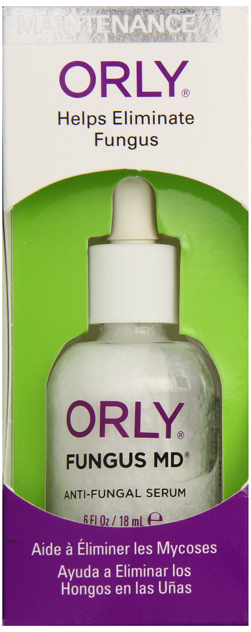 Orly Fungus MD – bouteille gros plan, utilisation professionnelle accessible à domicile.