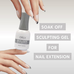 Application sur ongles montrant la sculpture naturelle et fluide.