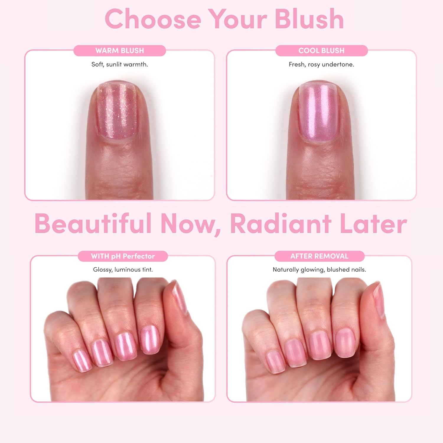 Orly pH Perfector teinte chaude avec reflets dorés pour un look élégant
