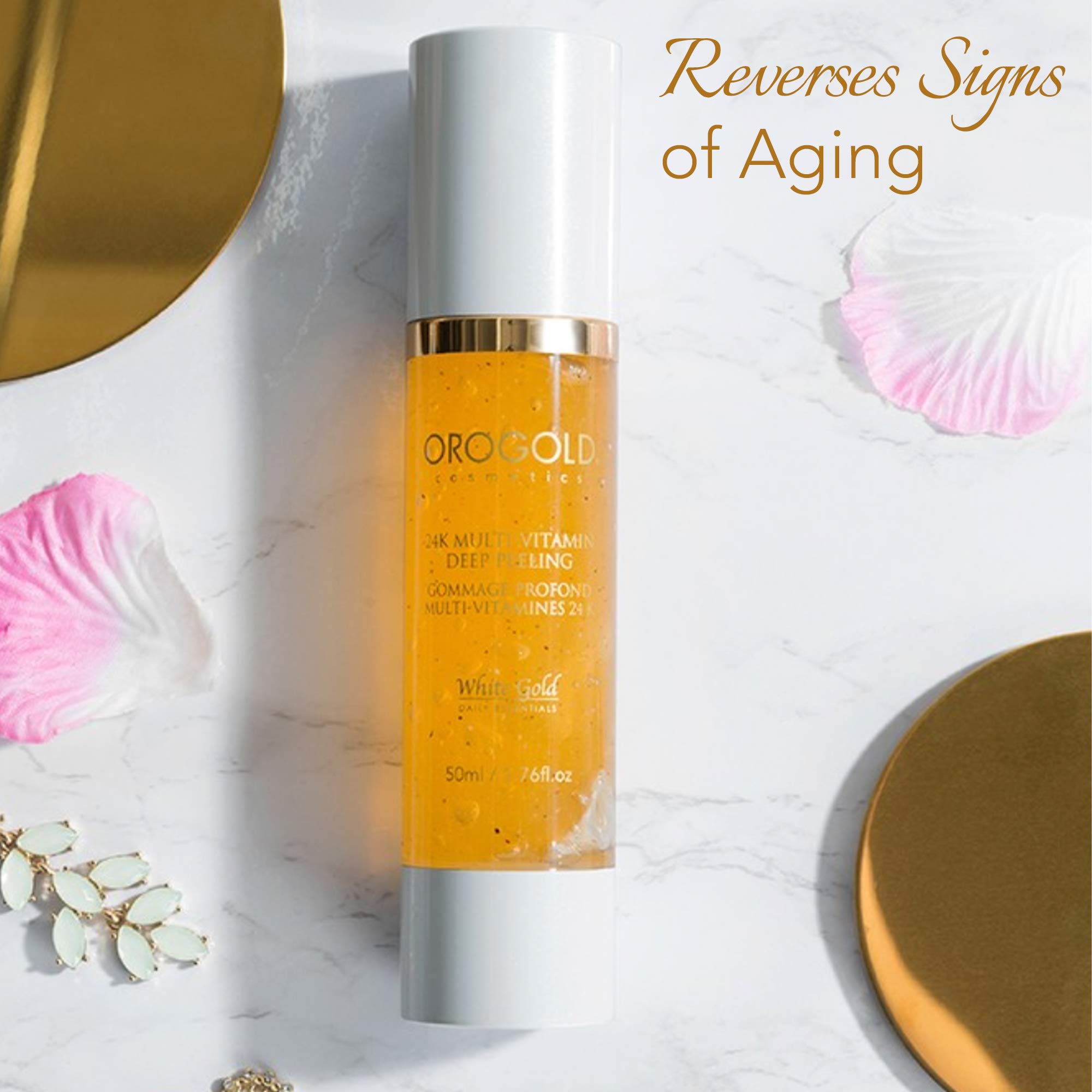 Orogold peau pulpe et fraîche – effet hydratant après le soin.