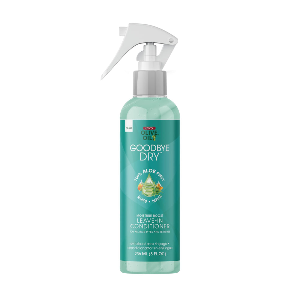 ORS bouteille soin cheveux olive démêlage facile et hydratation légère.