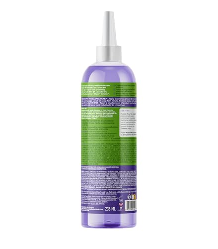 ORS Braidzone avec huile d’acai et lavande revitalise le cuir chevelu