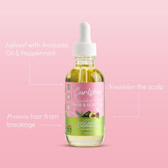 ORS Curlshow effet brillance huile capillaire avocat menthe pour hydratation