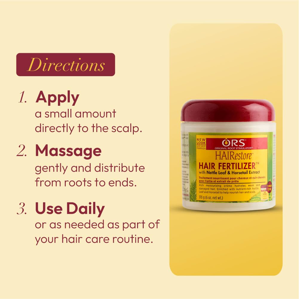 ORS HairRestore: salle de bain prête pour routine capillaire.