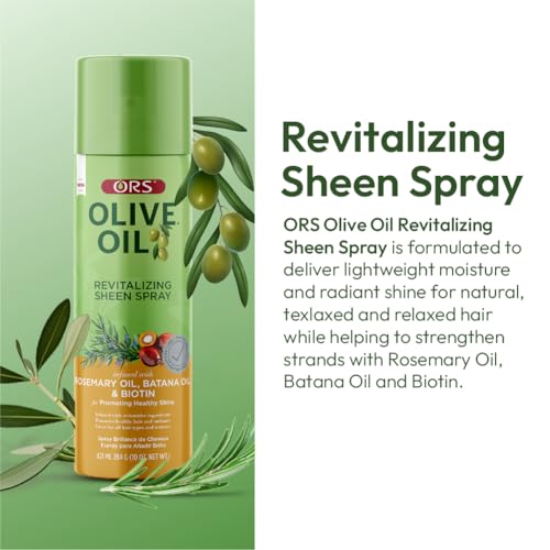 ORS Huile d’Olive Cheveux Brillants Naturels: éclat sain et naturel.