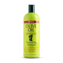 ORS Shampoing neutralisant à l huile d olive en bouteille, revitalisant les cheveux après relaxation