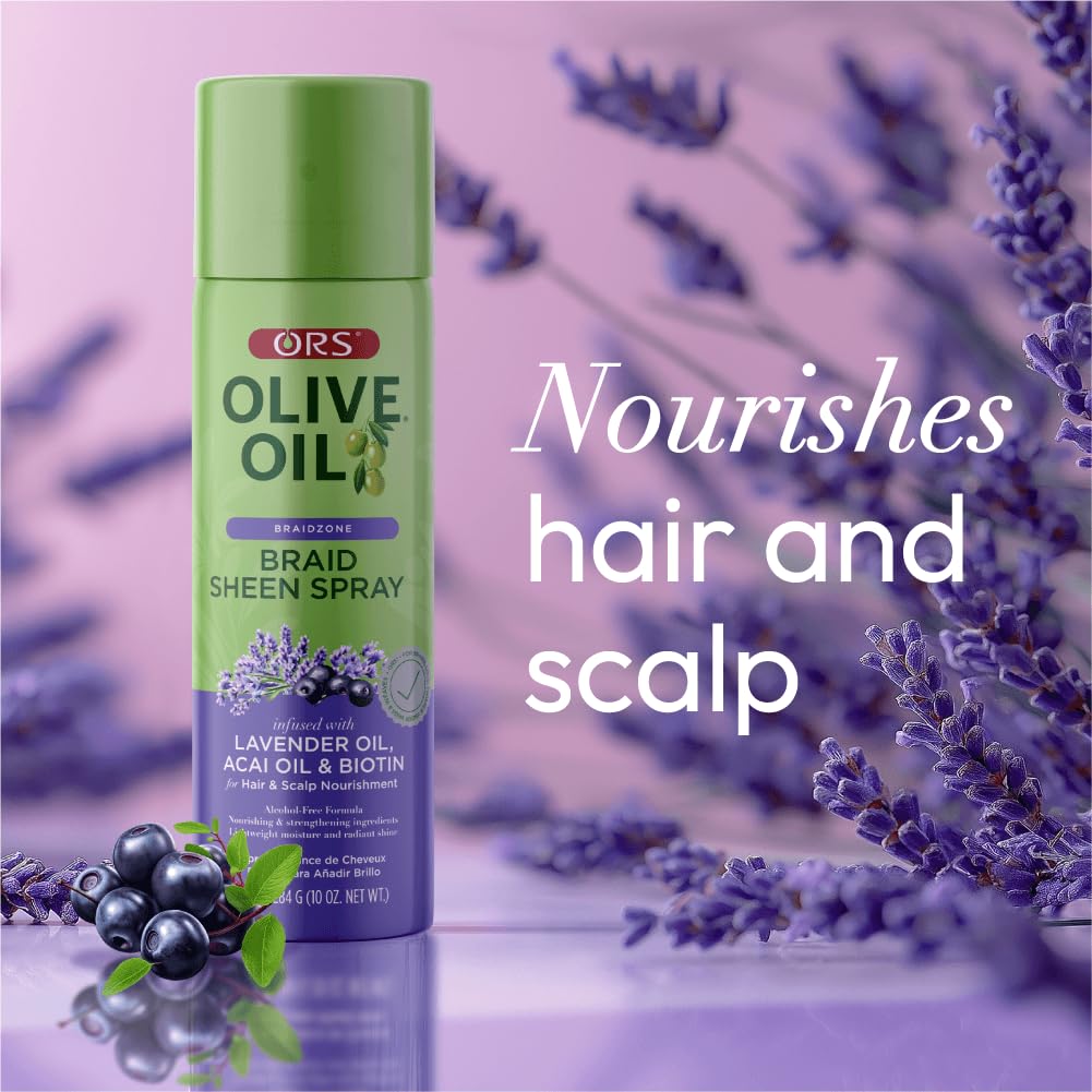 ORS Olive Oil Braidzone douceur-maniabilite, facilite le coiffage et rend les mèches plus souples