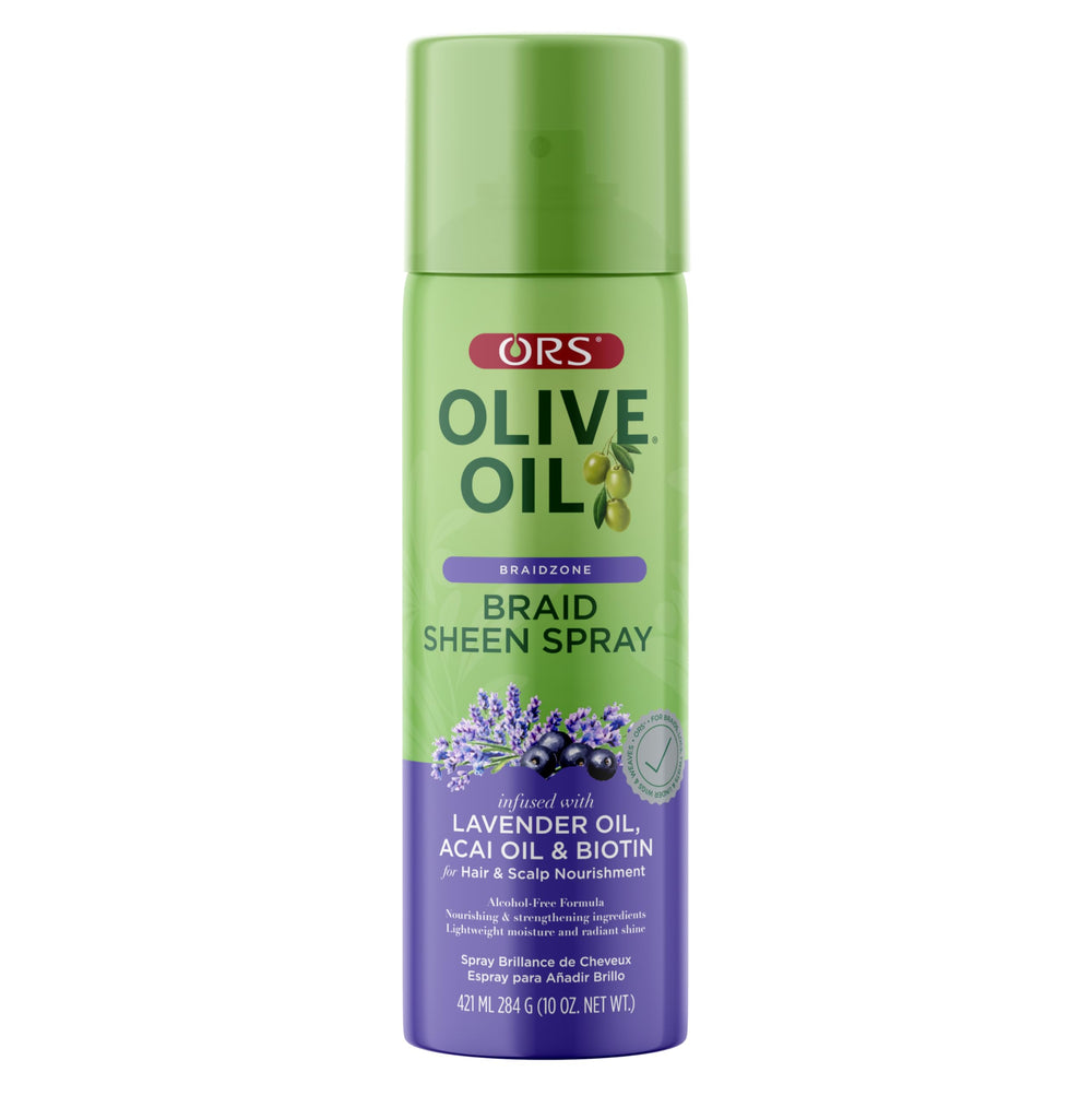 ORS Olive Oil Braidzone flacon-spray, hydratation légère pour tresses protectrices