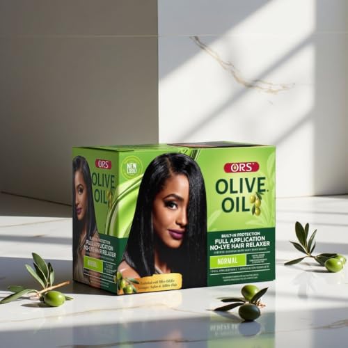 ORS Olive Oil closeup texture highlights rich moisturizers for manageability
