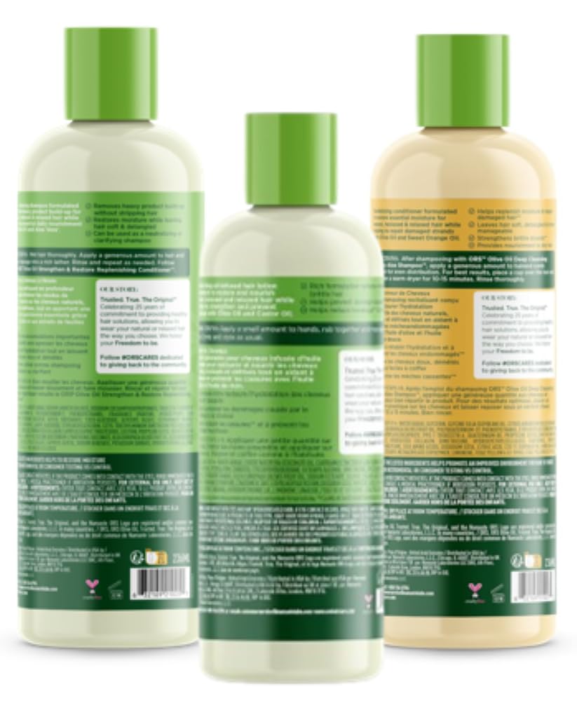 ORS Olive Oil Creamy Aloe Shampoo lathering texture for soft hair.