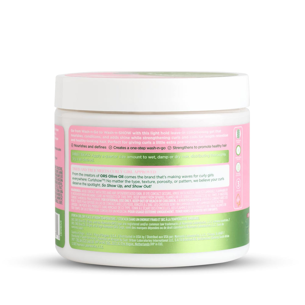 ORS CurlShow: texture gel légère offrant une définition sans lourdeur.