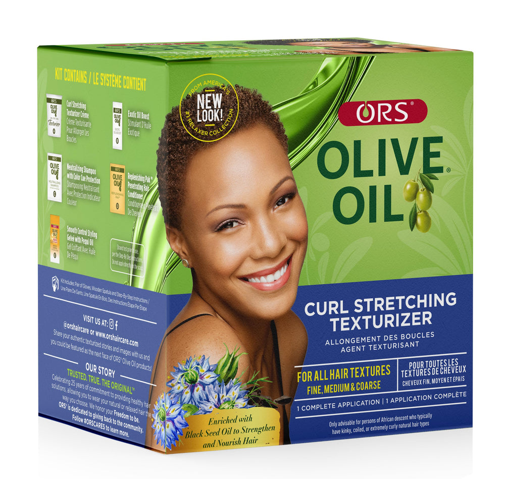 Ingrédients exotiques ORS apportant hydratation intense et douceur naturelle des cheveux.