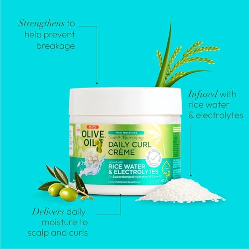 ORS Olive Oil Max Moisture définit les boucles et ajoute de la brillance.