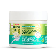 ORS Olive Oil Max Moisture crème nourrissante en pot pour hydrater les boucles.