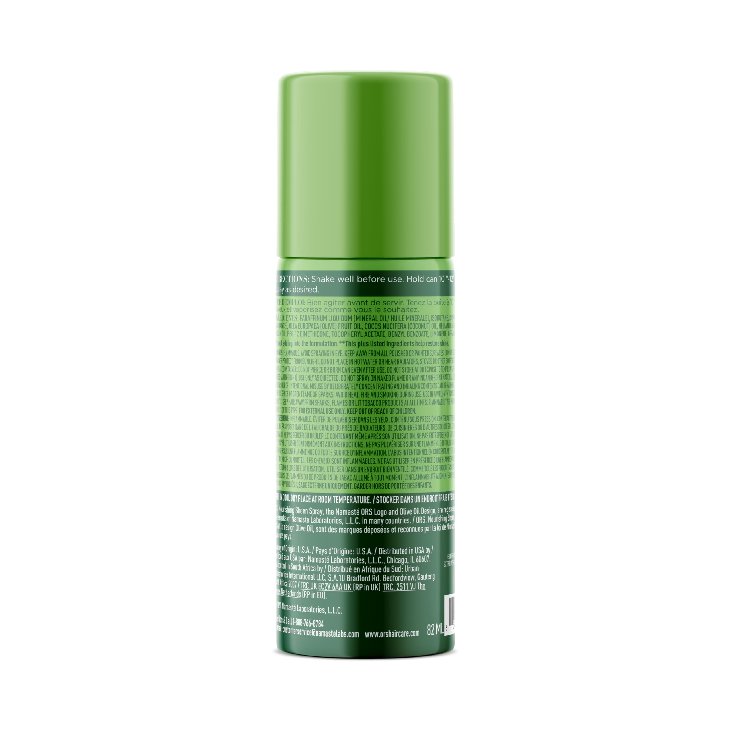 ORS Olive Oil Nourishing Sheen Spray pack of 2 highlights value and travel size