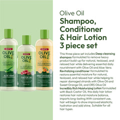 ORS Replenishing Conditioner bottle for moisture and shine.