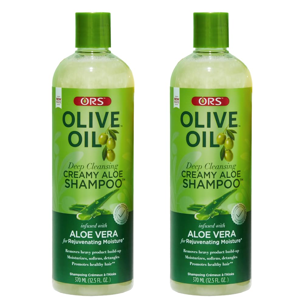 Shampooing ORS a l'aloé vera en bouteille, démêle et hydrate.